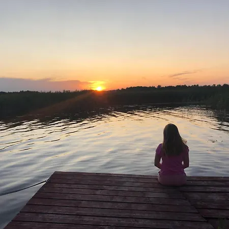 Сasa de vacaciones Zacisze Rostken, Wypoczynek Na Mazurach, Dom Caloroczny Z Prywatna Plaza